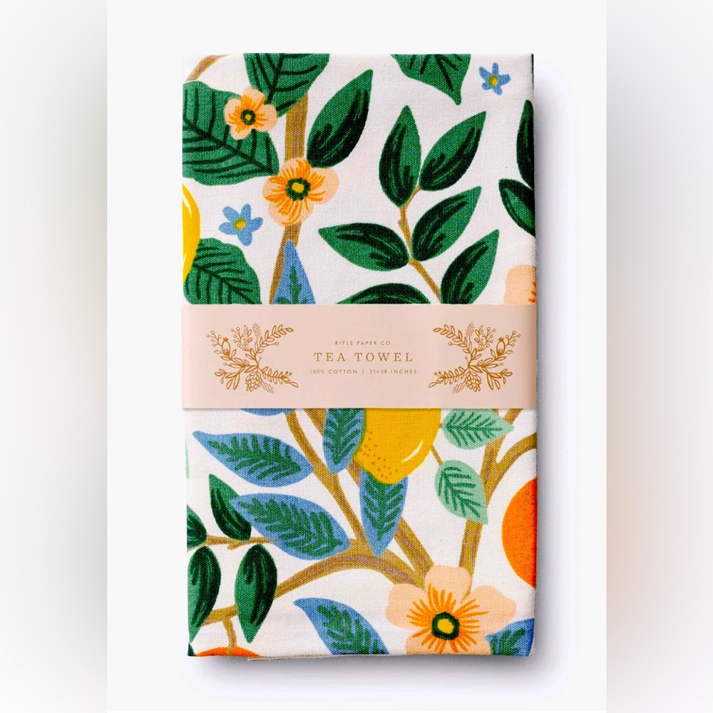 Rifle Paper Co Citrus Grove Tea Towel